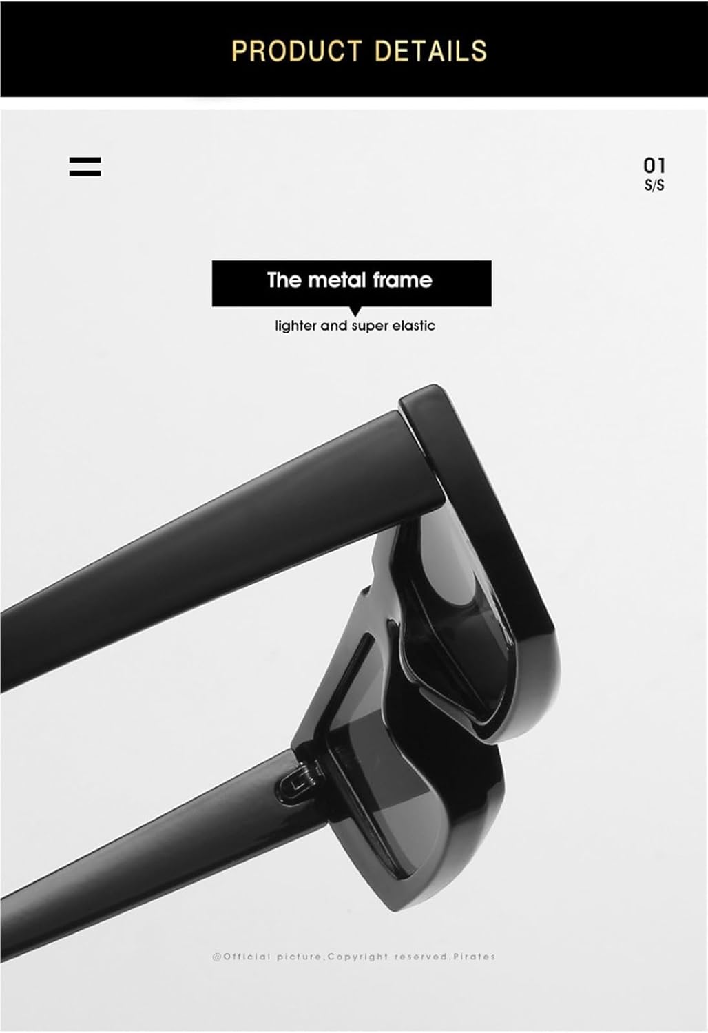 Small Frame Men's Outdoor Commuter Sunglasses Sports Shopping Women's Decorative Sun Glasses