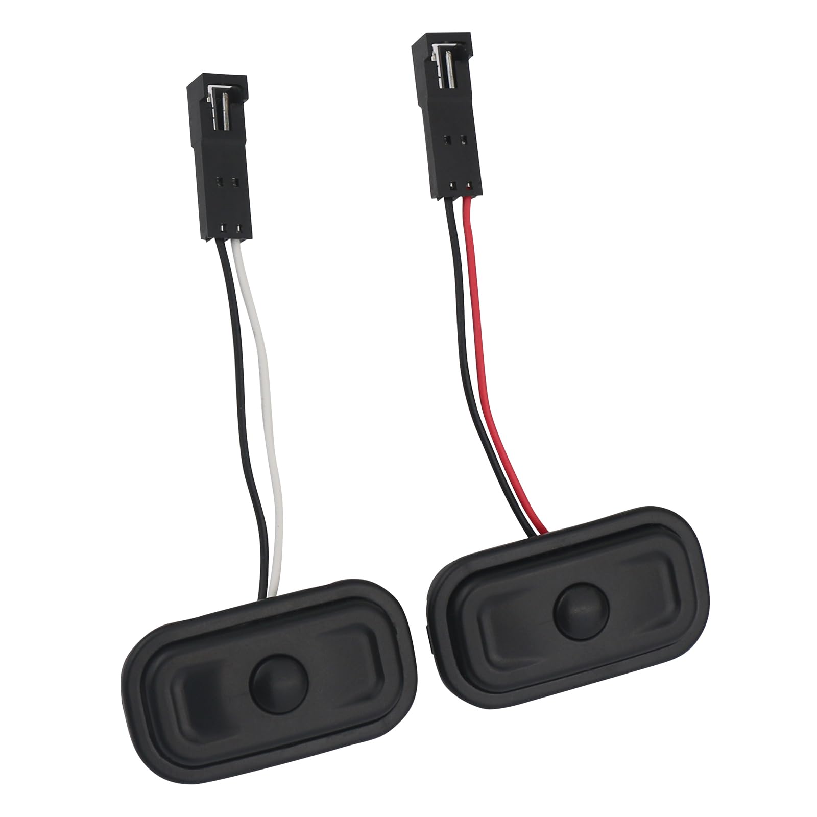 Left & Right Steering Wheel Radio Control Switch Compatible with Jeep Compass Patriot Chrysler 200 300 Dodge Avenger Journey Universal Replaces 56046099AD 56046098AD 2PCS