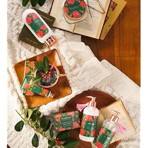 PAINTPETALS Cranberry Rose Scented Bar Soap Cleanses with A Creamy Lather Moisturizes With Shea Butter Artfully Wrapped A Chic Addition to Any Kitchen or Bathroom 7 Oz