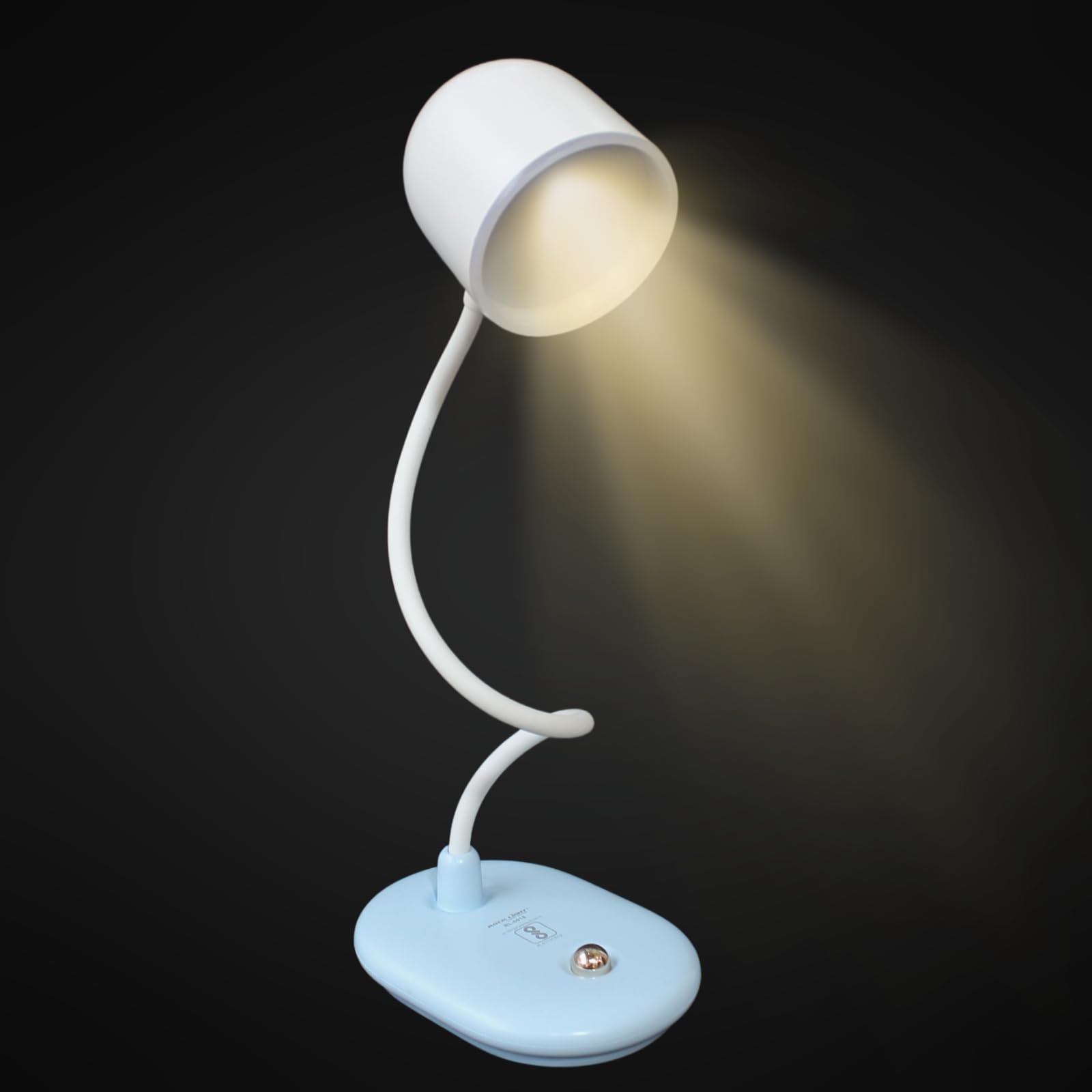 Desk Lamps for Study Table, Rechargeable USB White Color Light Led Children Eye Protection Lamps, Desk Lamp for Work from Home Pack of 1 (ModernF)