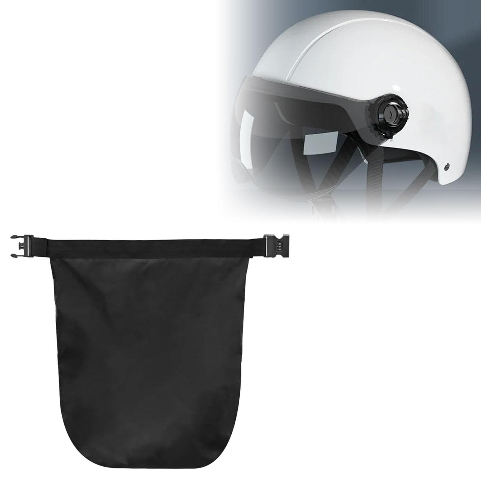 Borsa Impermeabile Per Casco In Tessuto Oxford – Pieghevole, Con Lucchetto A Combinazione, Adatta Per Moto E Bici