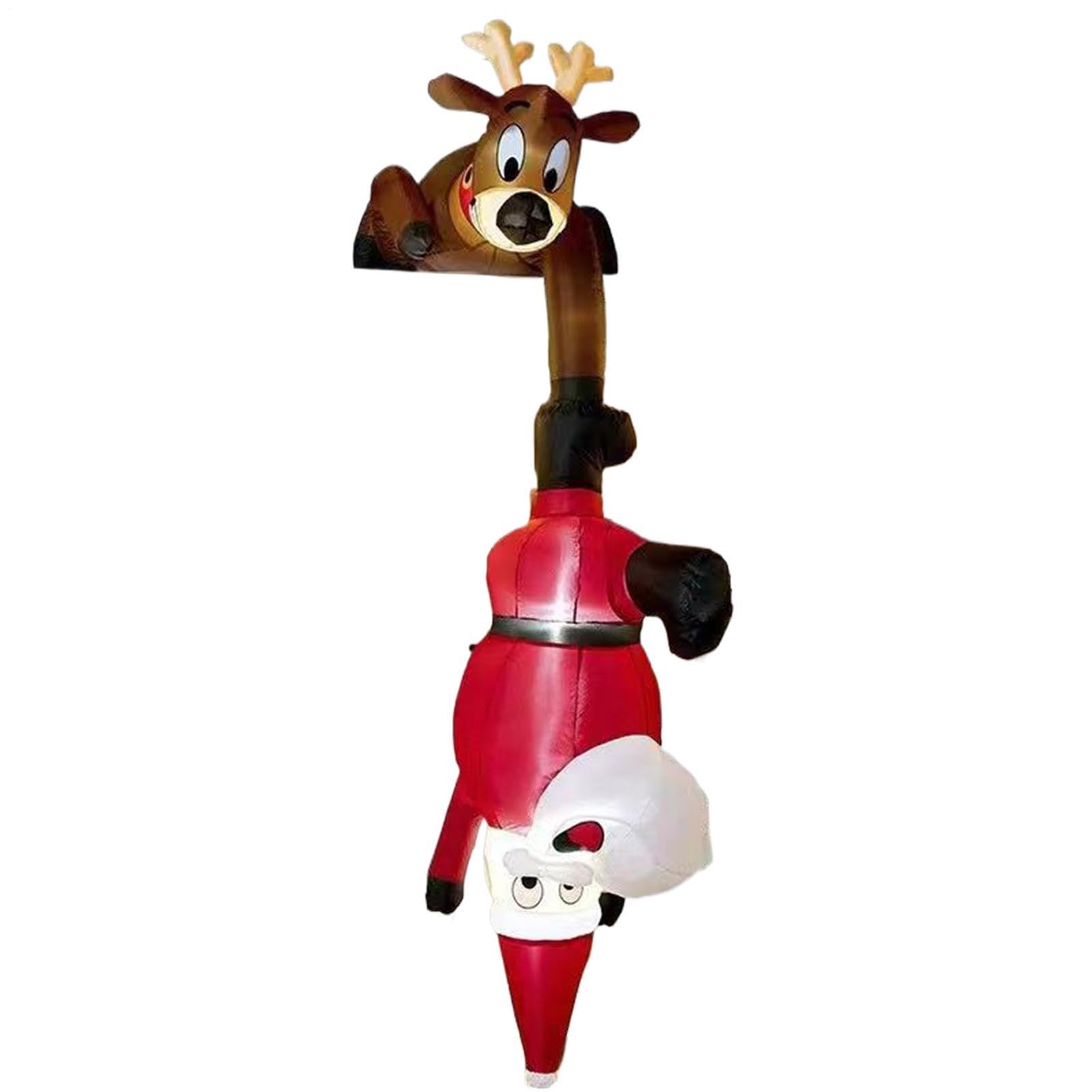 Generisch Aufblasbarer Weihnachtsmann LED-, große lustige Deko-Figuren