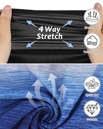 Image of Justay Mens Swim Trunks with Compression Liner 2 in 1 Quick Dry Board Shorts 7 Inch Bathing Suit Swimming Trunks for Men