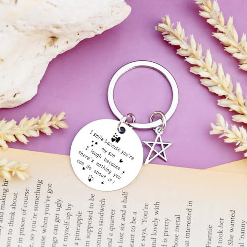To My Son Unique Birthday Gift For My Son Graduation 2025 Keychain Gifts For 18 Year Old Boy Son Teenage Boy Gifts For Sons Adult Keychain4