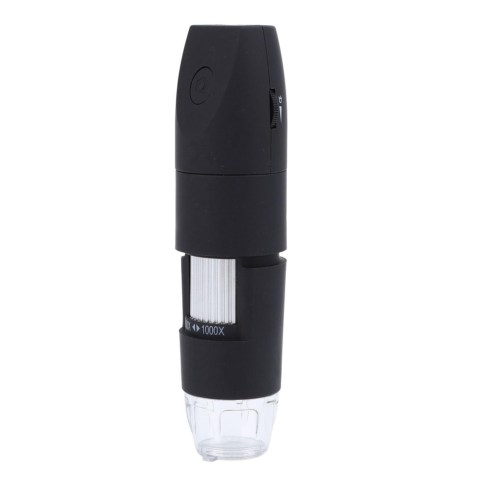 Zunate Microscopio Digital Inalámbrico 1080P 1000X |Cámara de Bolsillo WiFi USB para Inspección de Circuitos de Piel Enfoque Manual (Black)