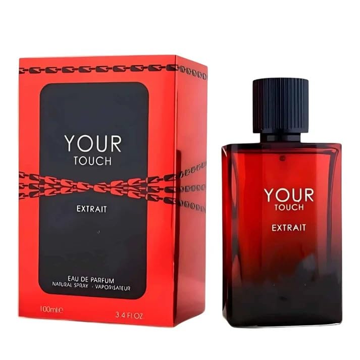 Your Touch Extrait Eau de Parfum – 100 ml / 3.4 oz – Long-Lasting Unisex Sweet Spicy Woody Fragrance