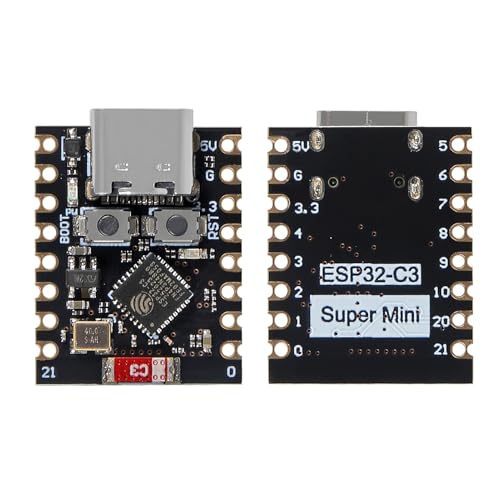 AITRIP ESP32-C3 Mini Development Board, 4MB Flash Core Board ESP32 Super Mini Development Board ESP32 Development Board WiFi Bluetooth (2PCS) - Image 4
