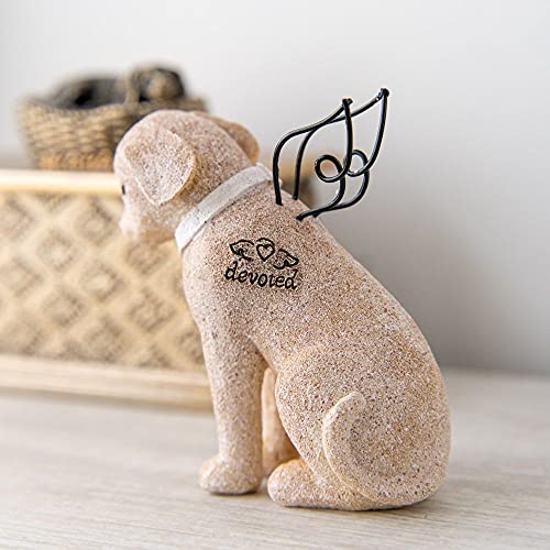 Iheartdogs Dog Memorial Devoted Dog Angel Figurine - Dog Statue Pet Memorial Gifts #TOP3