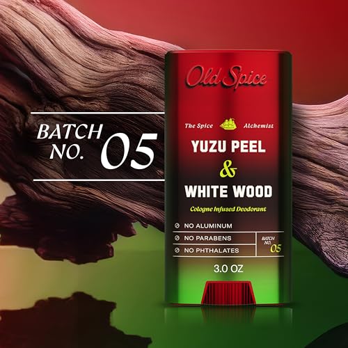 Old Spice Aluminum Free Deodorant for Men, Yuzu Peel & White Wood, 3 oz - image 7