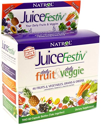 Natrol Juicefestiv Capsules, A Simpler Way to get Your Daily Fruits & Veggies