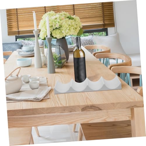 Organizador para 4 botellas de vino plástico miniatura 4