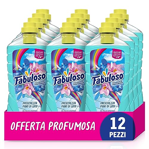 Fabuloso Detersivo Pavimenti Fiori di Loto 950ml,...