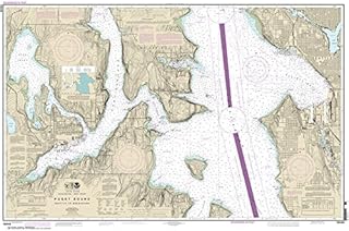 Paradise Cay Publications NOAA Chart 18449: Puget Sound-Seattle to Bremerton 31.9 x 47.5 (Traditional Paper)