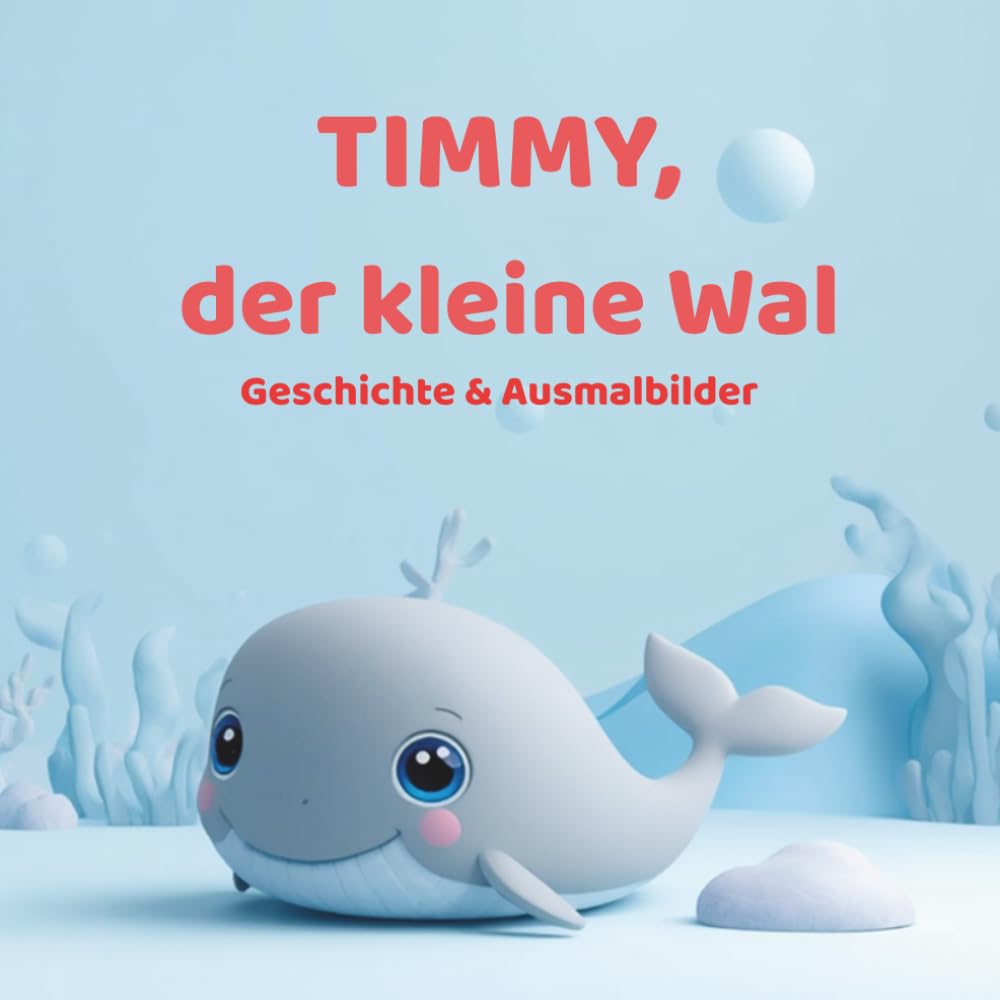 Timmy der kleine Wal: Geschichte und Ausmalbilder