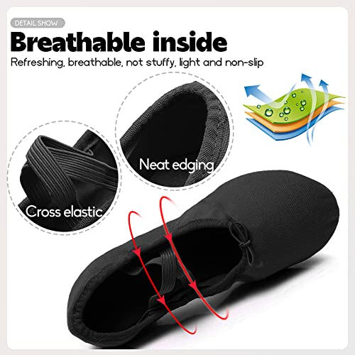 DKZSYIM Womens Latin Dance Shoes Close Toe Beginner Ballroom Dance Practice Shoes,Model 1014