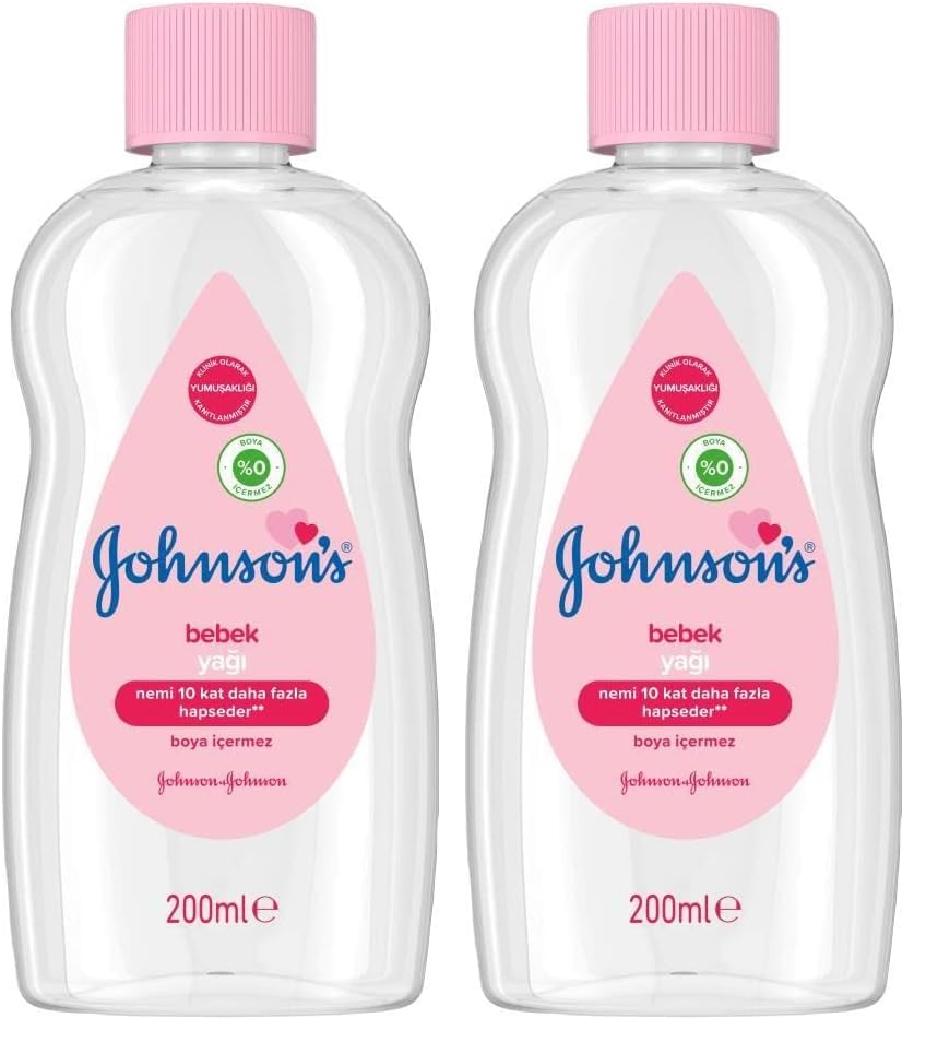 Johnson's Baby Bebek Yağı 200 ml (2 paketi)