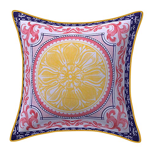 Buy RATAN CART Home Decorative Cotton Cushion Cover Printed 18" x 18