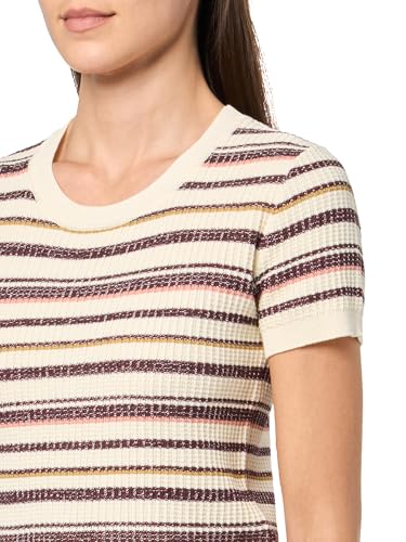 Image of Unionbay Women's Kensington Stripe Short Sleeve Crewneck Sweater