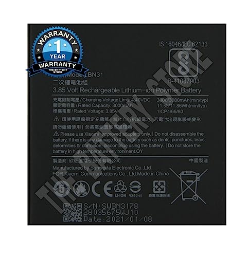 Image of Orignal BN31 Battery for Redmi Note 5A / 5A pro /Y1 Pro /MI A1 | Y2 | S2 | Y1 Lite Battery with 1 Year Warranty**** (for MI BN31)