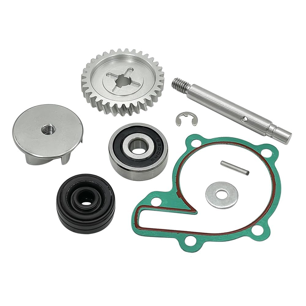 Mabutignti Kit engranaje impulsor cojinete junta de bomba de agua para Yamaha YFZ350 Banshee 350