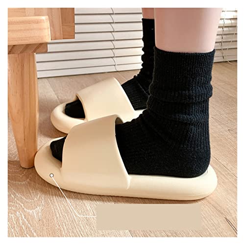 Sandals Fashion Personality Men's Slippers Home Indoor Senior Sense Couple Sandals Women Easy for Putting on or Taking Off (Color : Coffee, Size : 44-45)2