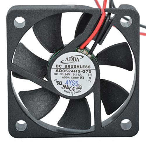 Ventilador sin escobillas Adda AD0524HS-G70 de 24 V para eliminar calor en cuadros de control