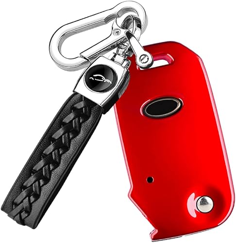 Miniatura 8 de ontto Funda para llavero Kia Flip Remote con estilo y soporte para llaves, color dorado