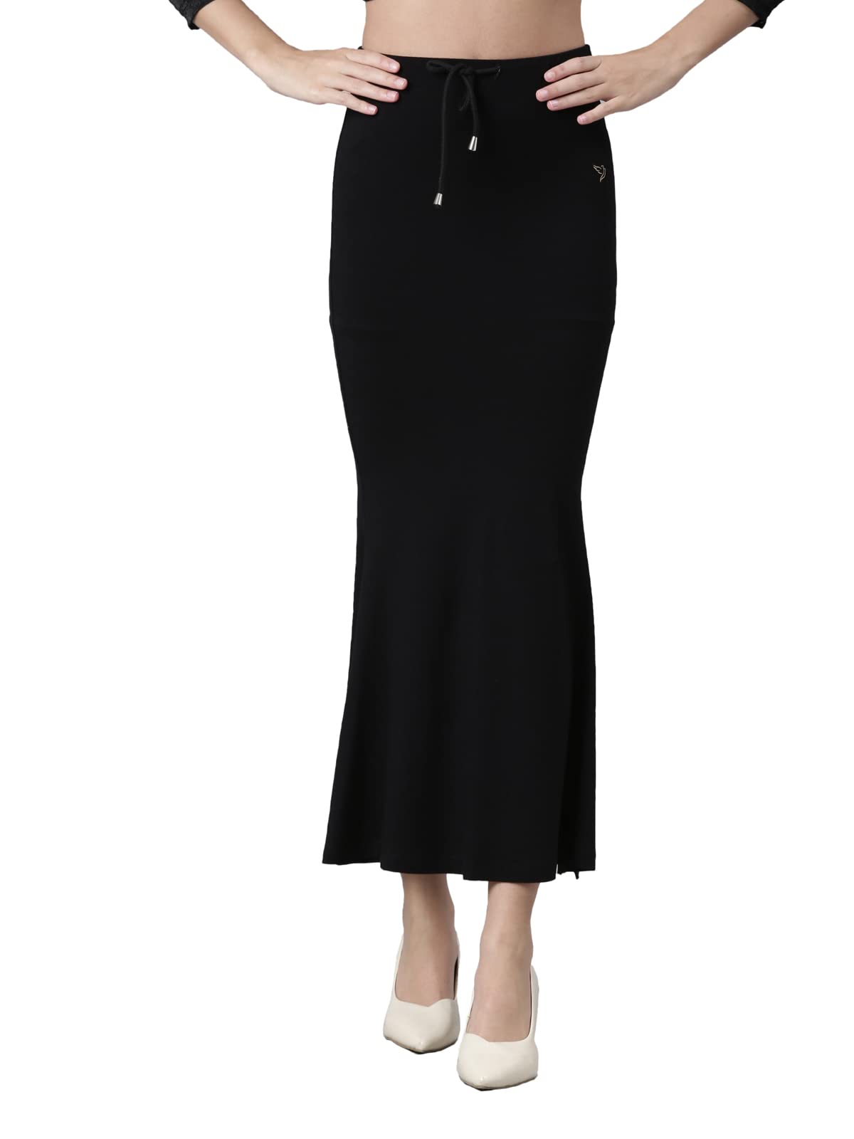 TWIN BIRDSSuper Soft Viscose Elastane Fabric Saree Skirt/Shaper/Shapewear for Women