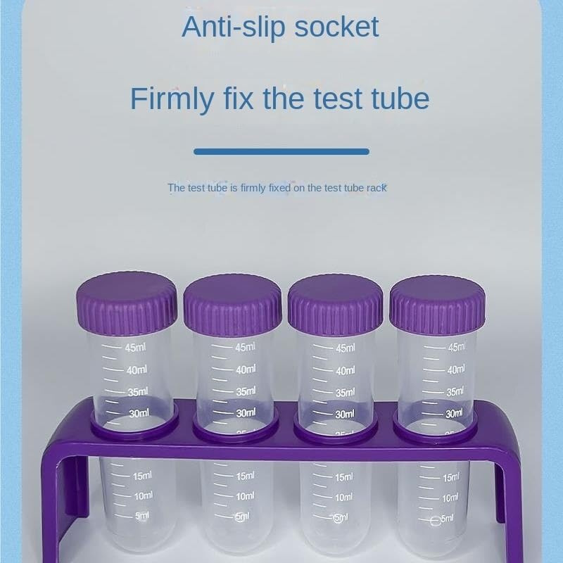 Test Tube Rack Lab 4-Hole Test Tube Rack with Small Experiment Accessories Centrifuge Racks