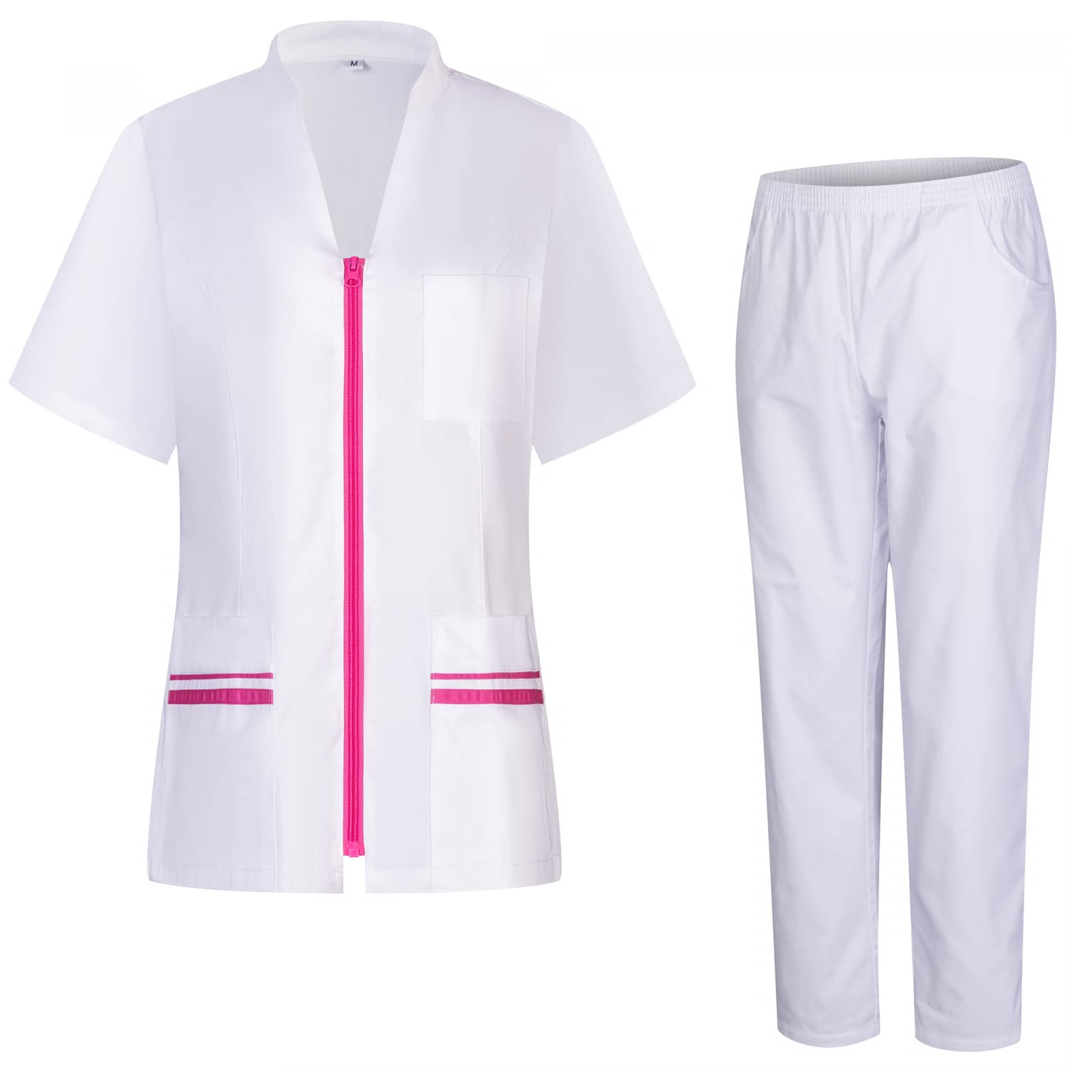 MISEMIYA - Einheitliches Unisex-Peeling-Set – Medizinische Uniform mit Oberteil und Hose – 712-8312