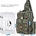 YVLEEN Fishing Tackle Backpack Storage Bag，Water-Resistant Fishing Backpack with Rod Holder，Fishing Gear Bag Gift for Men
