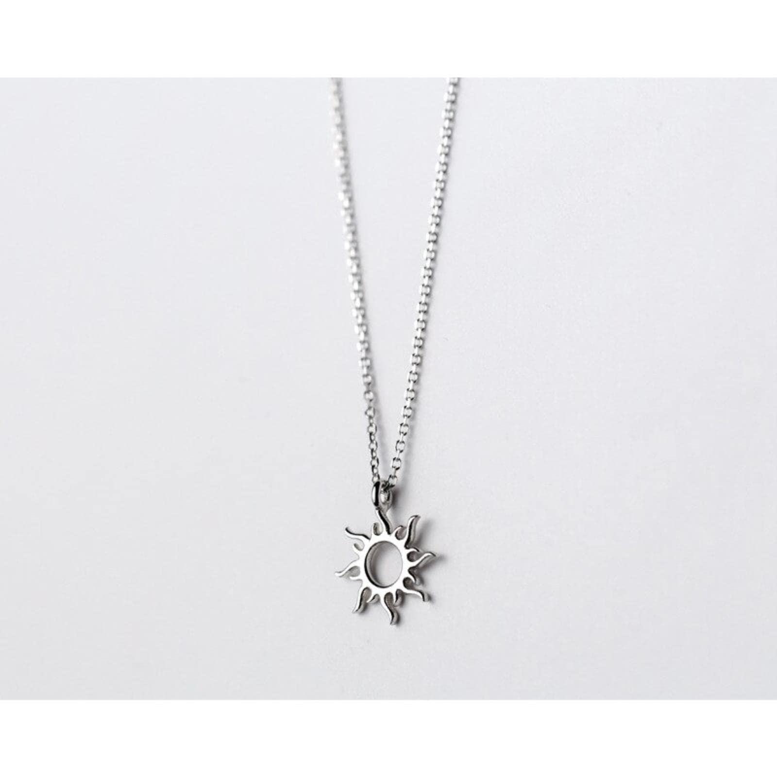 naszyjnik modny niebieski kryształowy wisiorek planeta dla kobiet 925 srebro modny łańcuszek z ogniwami Fine Jewelry