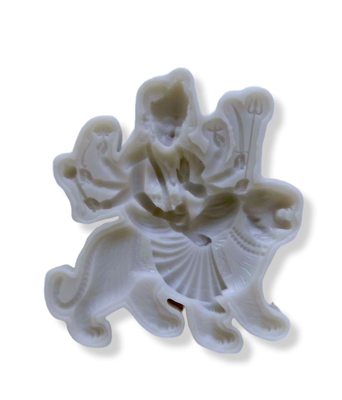 Sherawali Mata Silicone Mold - Hindu Deity Cake Decor -2