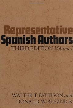 Hardcover Representative Spanish Authors: Volume I by Walter Pattison (1971-03-15) Book