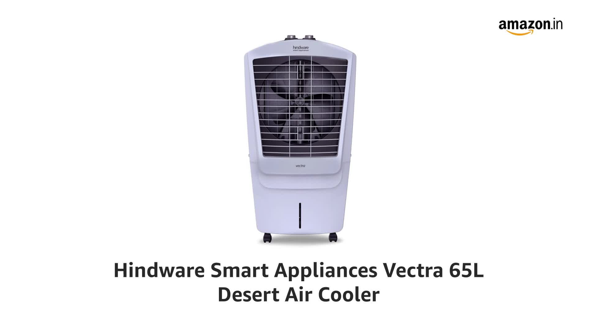 Hindware Smart Appliances Vectra 65L Desert Air Cooler with Very