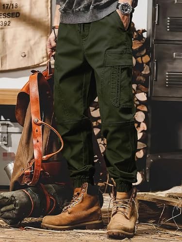 Image of Lymio Cargo for Men || Cotton Cargo Pant || Drawstring Waist Pant (Also Available in Plus Sizes) (101-104)