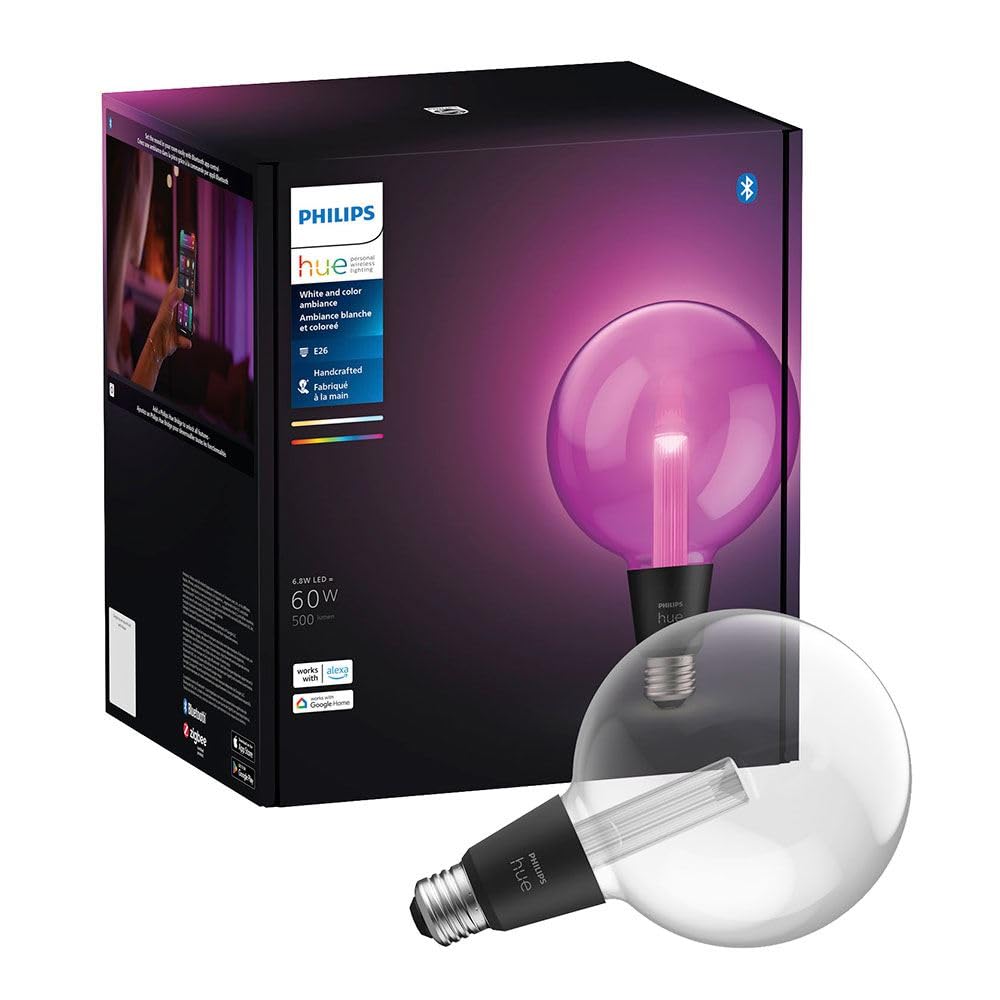 Amazon.com: Philips Hue Lightguide G40 Large Globe Smart LED