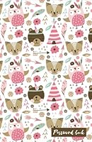 Password Book: Cute Pink Bear Animals: Password Logbook / Journal and Organizer 1981818987 Book Cover