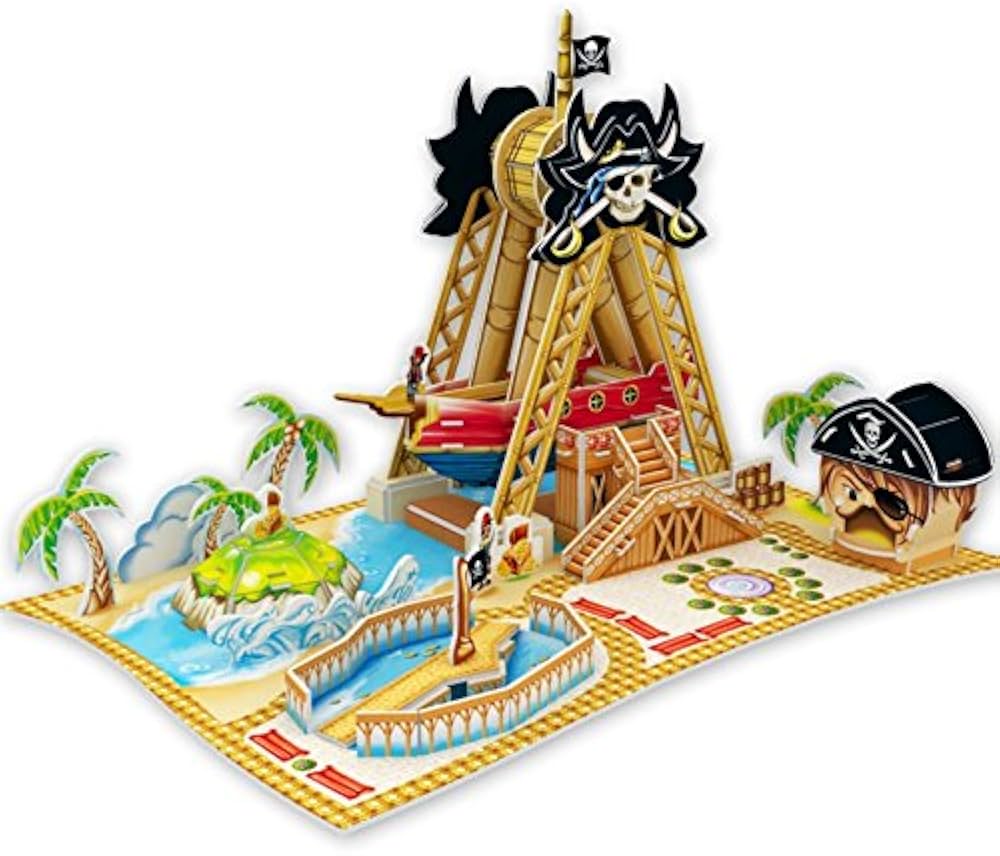 Big Daddy's 3-D Puzzel Building Set, Fun Amusement Park Series, Create A Pirate Ship Thriller Ride : Buy Online at Best Price in KSA - Souq is now Amazon.sa: Toys