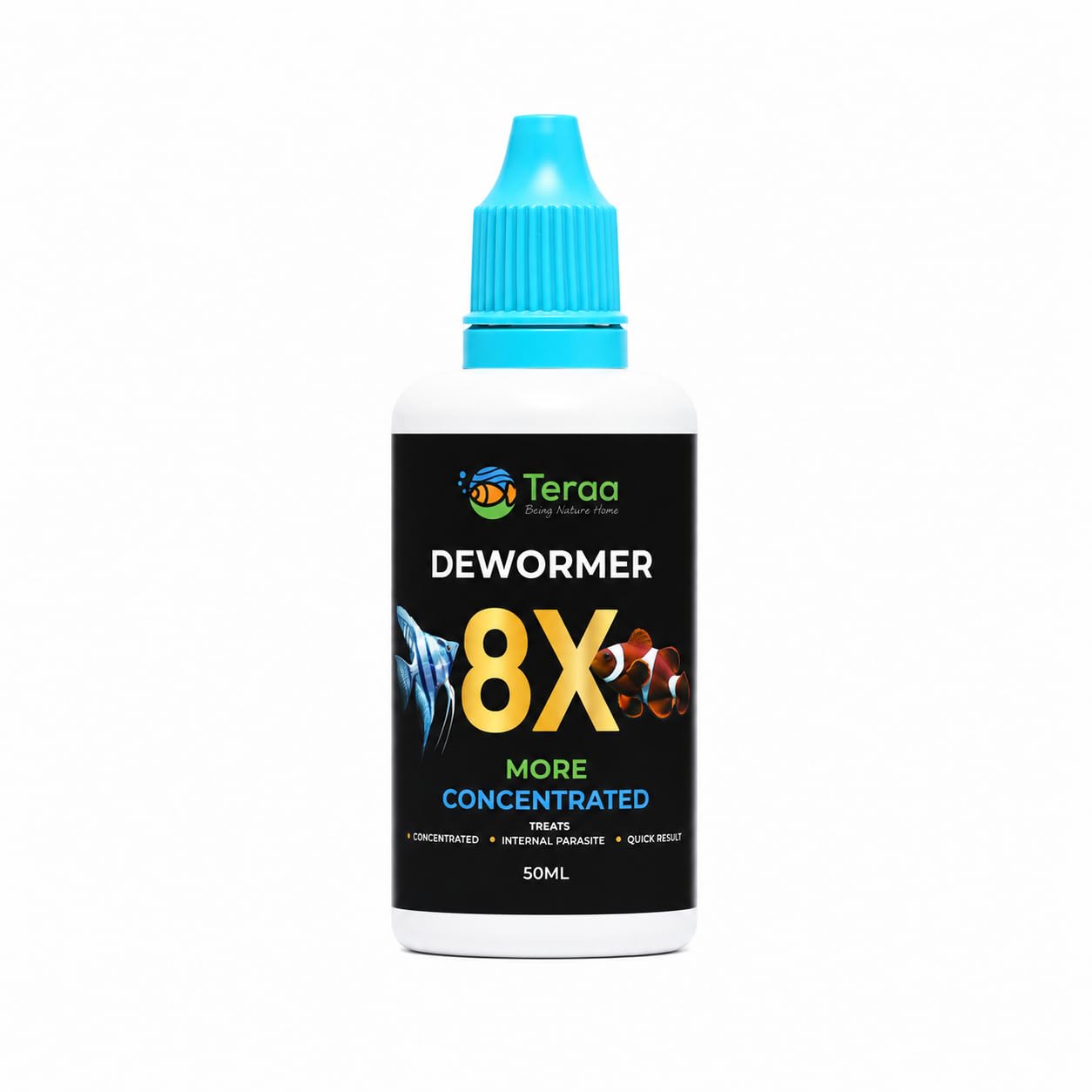 Teraa Dewormer Fish Medicine | Professional Internal Parasite Treatment for Aquarium Fish | Targets Nematodes, Roundworms & Hookworms-image-10
