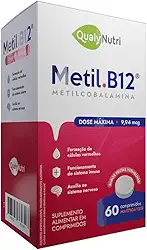 Metil B12 Metilcobalamina CPR Mastigável Frutas 400MG C/60 Caps Qualynutri