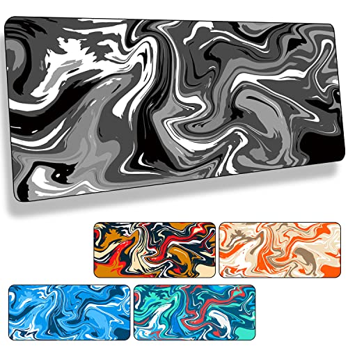 【5 Colors 3 Sizes】 Fluid Pattern Gaming Mouse Pad Extended ...