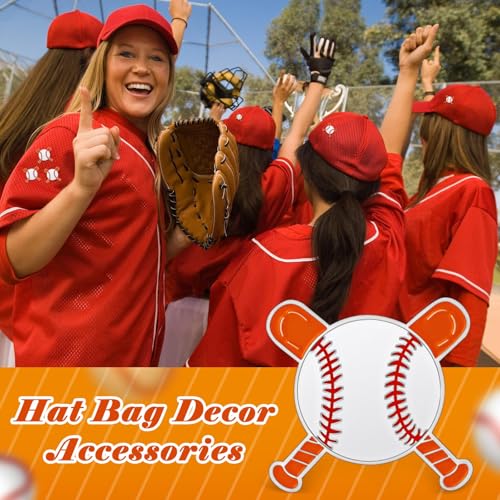 Image of Tondiamo Sports Ball Lapel Pin Bulk Baseball Football Softball Tennis Brooch for Team Training Backpack Hat Cloth Accessories