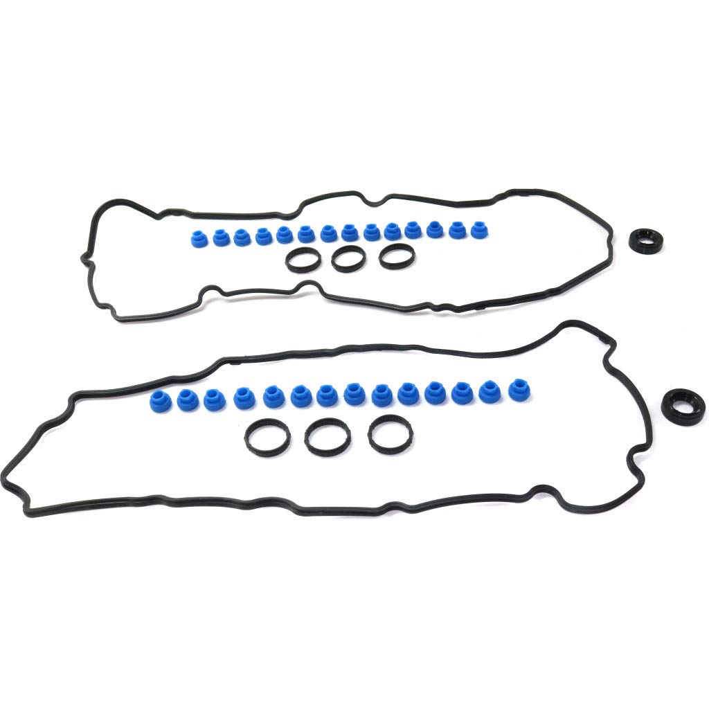for Ford Fusion Valve Cover Gasket 2010 2011 2012 | Rubber Material | 6 Cyl | 3.0L Engine | w/Grommets & Spark Plug Tube Seals