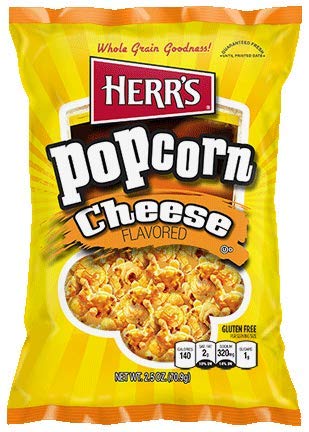 Herr's - CHEESE POPCORN, Pack of 16 bags 2 oz. bags