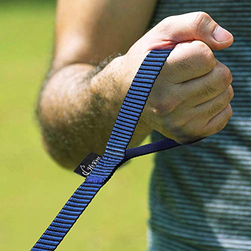 Image of Hi Kiss Dog /Puppy Obedience Recall Training Agility Lead - 15ft 20ft 30ft 50ft 100ft Training Leash - Great for Training, Play, Camping, or Backyard(50ft,Black Blue)