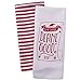 DII Christmas Tea Towels Decorative Kitchen Dish Towel Set, 18x28, Dear Santa, 2 Piece