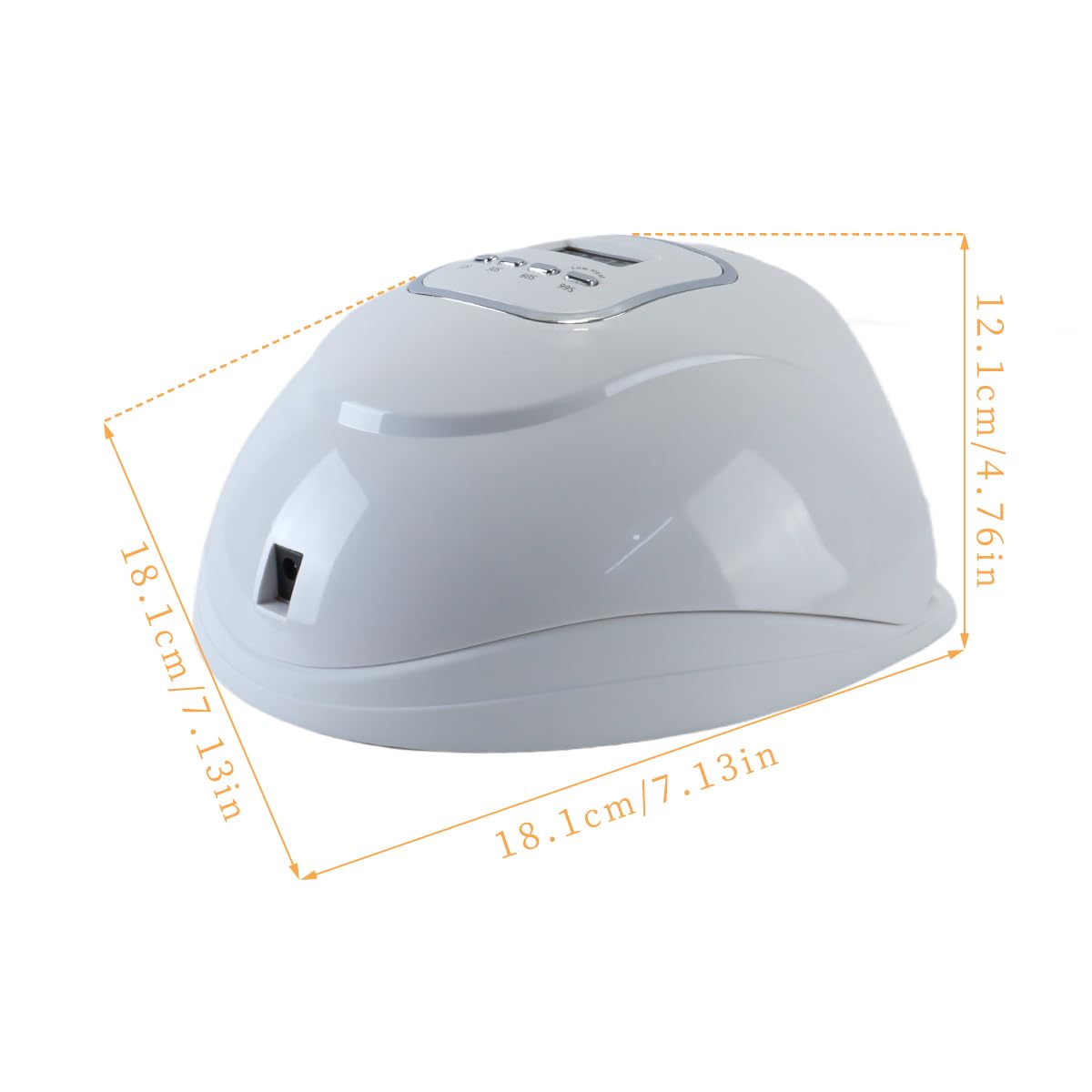 Ludom Lampa do paznokci 150 W, profesjonalna suszarka do paznokci i żelowy lakier do paznokci z 4 ustawieniami timera, do użytku domowego i salonu