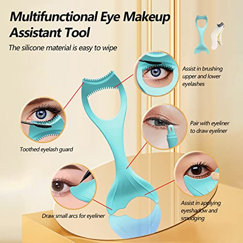 Makeup Cosmetic Eyelash Tool Lashes Buddy Eye Lash Mascara Guard Mascara Shield Applicator Eyelash Brush Tool Makeup Tool Upper Lower Eye Lash Mascara Guard Applicator Eyelash Brush Tool 2 Pack #TOP2