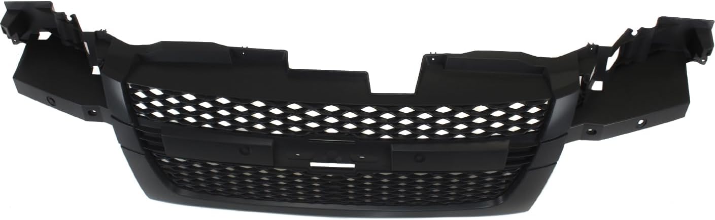 Compatible with 04-12 Colorado Front Grille Assembly Paintable w/Mesh Insert w/o Center Bar